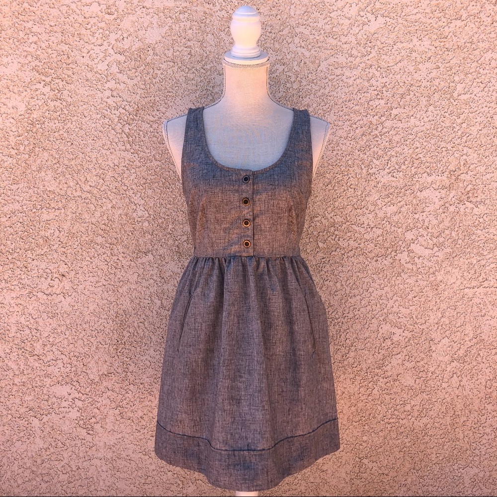 Cope Urban Outfitters Gray Sleeveless Dress
